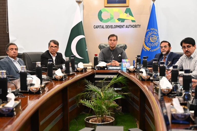 Chairman CDA Reviews Launch of Serena Chowk and F-8 (PTCL Chowk) Interchanges